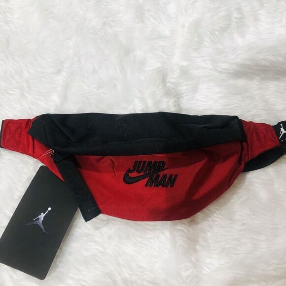 Jordan Handbags - Brand New Jordan Nike  Jumpman X Crossbody Black & Red‎ Fanny Pack
